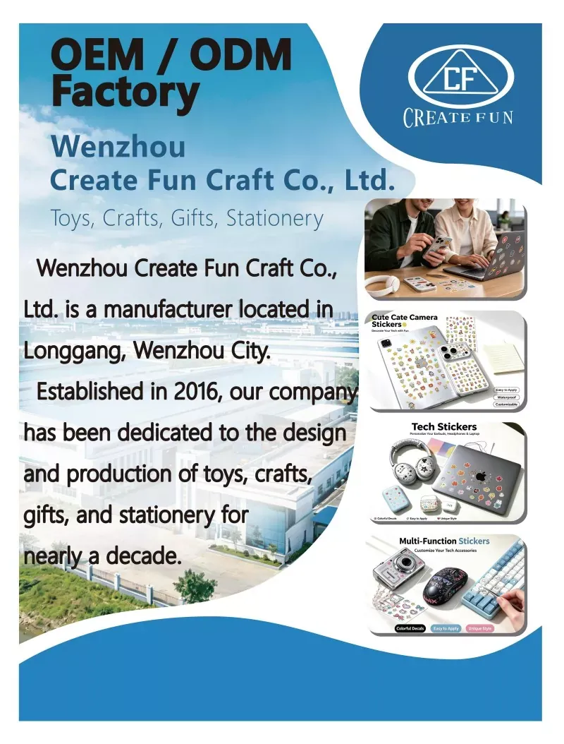 Wenzhou Create Fun Craft Co., Ltd. Bersinar di Pameran Global: Satu Dekade Inovasi dalam Stiker Kustom dan Mainan DIY